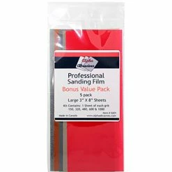 Best reviews of 👍 SANDING FILM 3IN. X 8IN. 5/PACK PROFESSIONAL ⭐