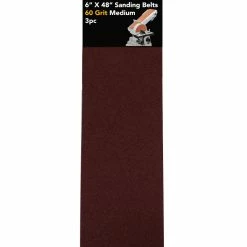Brand new ⭐ 6IN. X 48IN. SANDING BELT 3PC 60G ✔️