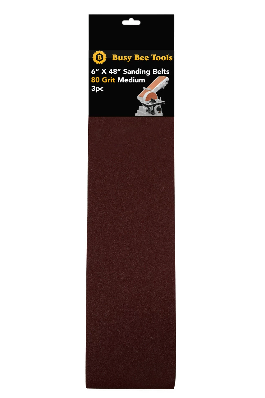 Best Sale ❤️ 6IN. X 48IN. SANDING BELT 3PC 80G ✨ 1 Best Sale ❤️ 6IN. X 48IN. SANDING BELT 3PC 80G ✨