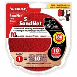 Best deal 👍 5IN. ROS SANDNET 180 GRIT 10 PAK 🤩